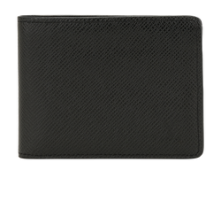 Louis Vuitton Slender Wallet, Leather, Black, NFC, 3*